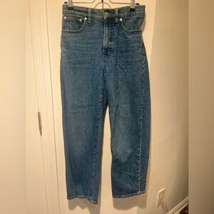 Madewell Flare Wide Leg Blue Jeans